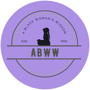 A black woman 's wisdom logo